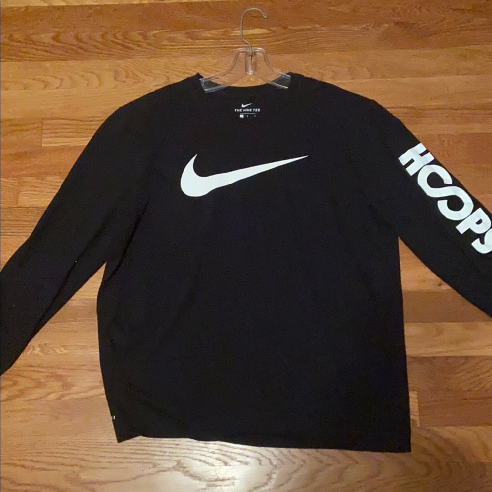 COPY - Black Nike hoops long sleeve shirt.